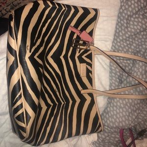 Coach Zebra Print Purse and Wallet